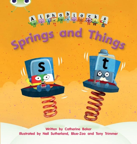 Паперова книга «Bug Club Phonics - Phase 4 Unit 12: Alphablocks Springs and Things», автор Кетрін Бейкер - фото №1