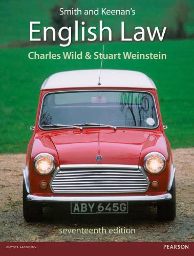 Бумажная книга «Smith and Keenan's English Law», авторов Чарльз Уайлд, Стюарт Вайнштейн - фото №1