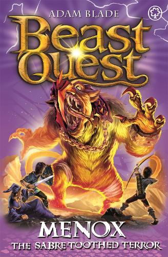 Паперова книга «Beast Quest: Menox the Sabre-Toothed Terror: Series 22 Book 1», автор Адам Блейд - фото №1