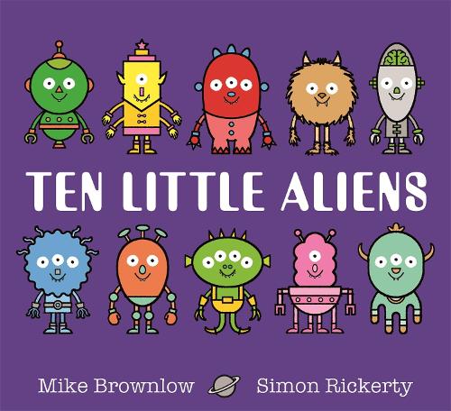 Бумажная книга «Ten Little Aliens», автор Майк Браунлоу - фото №1