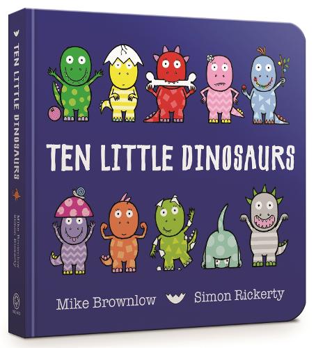 Паперова книга «Ten Little Dinosaurs Board Book», автор Майк Браунлоу - фото №1