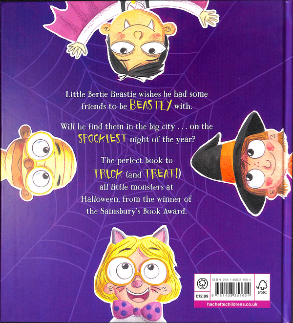 Паперова книга «Boo, Little Beastie!», автор Метт Робертсон - фото №1