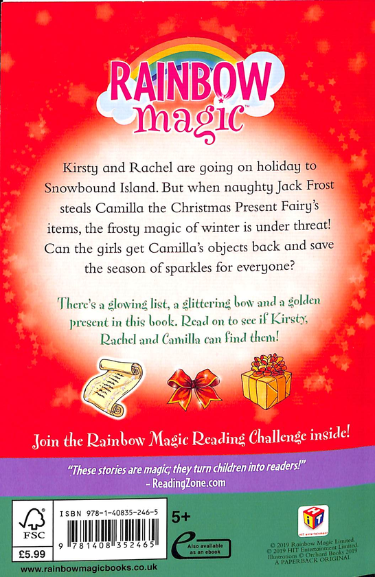 Бумажная книга «Rainbow Magic: Camilla the Christmas Present Fairy», автор Дейзи Мидоуз - фото №1