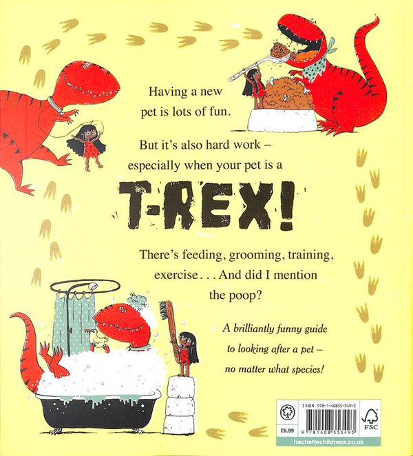 Паперова книга «My Pet T-Rex», автор Фабі Сантьяго - фото №1