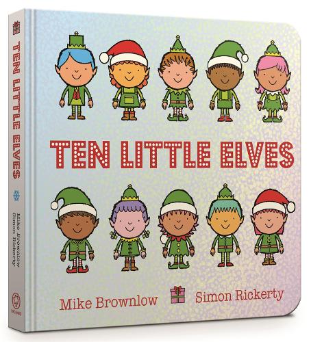 Бумажная книга «Ten Little Elves Board Book», автор Майк Браунлоу - фото №1