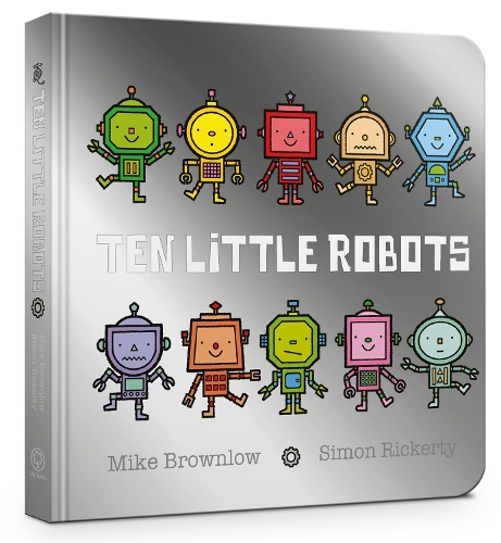 Паперова книга «Ten Little Robots Board Book», автор Майк Браунлоу - фото №1