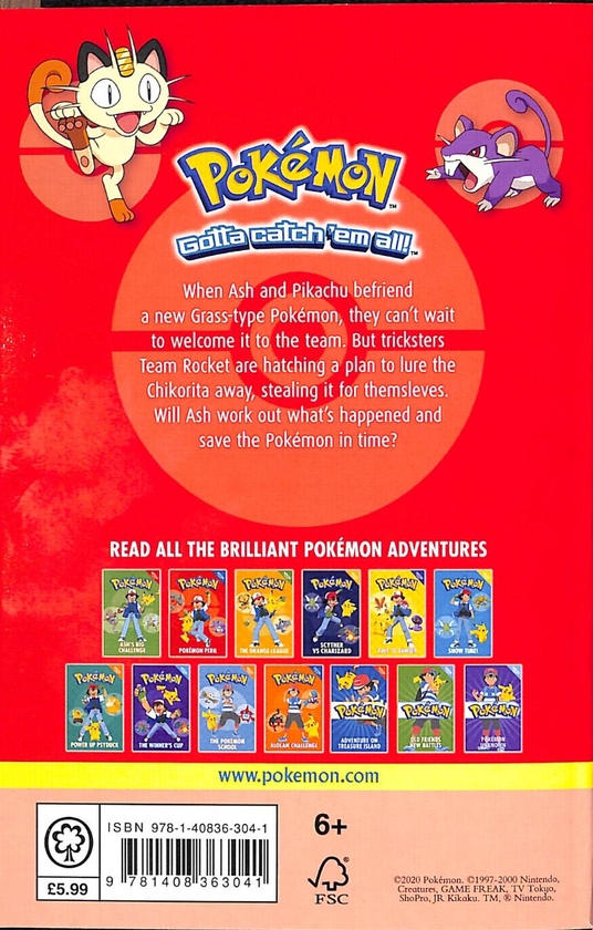 Паперова книга «Pokémon. The Chikorita Challenge» - фото №1