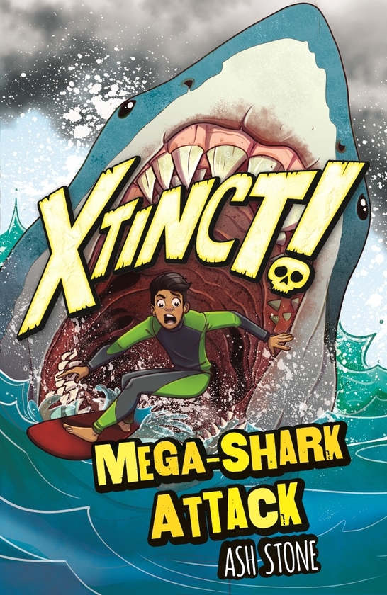 Паперова книга «Mega-Shark Attack», автор Еш Стоун - фото №1