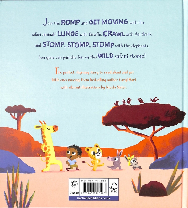 Бумажная книга «The Safari Stomp», автор Кэрил Харт - фото №1