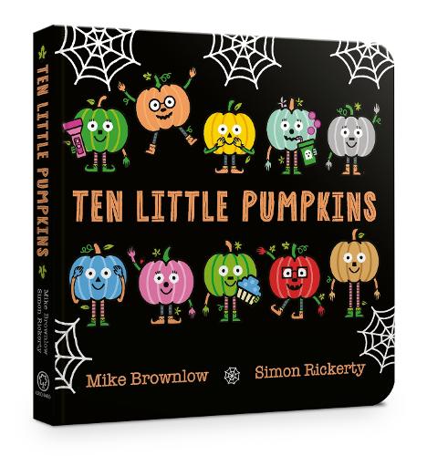 Бумажная книга «Ten Little Pumpkins Board Book: The perfect picture book for Halloween», автор Майк Браунлоу - фото №1