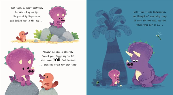 Бумажная книга «The Hugasaurus Board Book», автор Рэйчел Брайт - фото №1