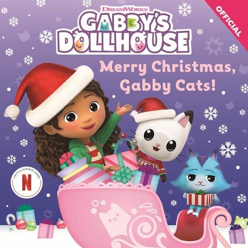 Бумажная книга «DreamWorks Gabby's Dollhouse: Merry Christmas, Gabby Cats», автор Официальный кукольный дом Габби - фото №1