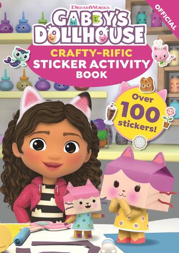 Бумажная книга «DreamWorks Gabby's Dollhouse: Crafty-Rific Sticker Activity Book», автор Официальный кукольный дом Габби - фото №1