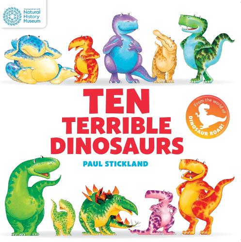 Паперова книга «Ten Terrible Dinosaurs», автор Пол Стікленд - фото №1