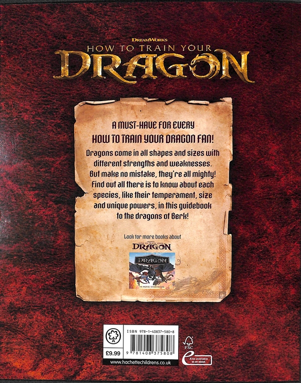 Бумажная книга «DreamWorks' How To Train Your Dragon: Book of Dragons», автор Dreamworks - фото №1