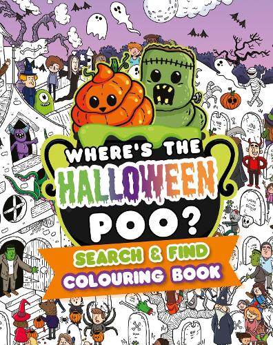 Бумажная книга «Where's the Halloween Poo? Search & Find Colouring Book», автор Алекс Хантер - фото №1
