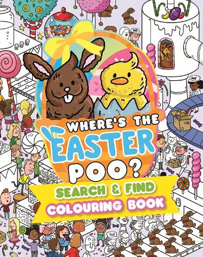 Бумажная книга «Where’s the Easter Poo? Search and Find Colouring Book», автор Алекс Хантер - фото №1