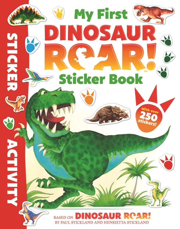 Бумажная книга «My First Dinosaur Roar Sticker Book», авторов Генриетта Стикленд, Пол Стикленд - фото №1