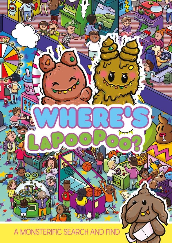Бумажная книга «Where's LaPooPoo? A Monsterific Search and Find», автор Алекс Хантер - фото №1