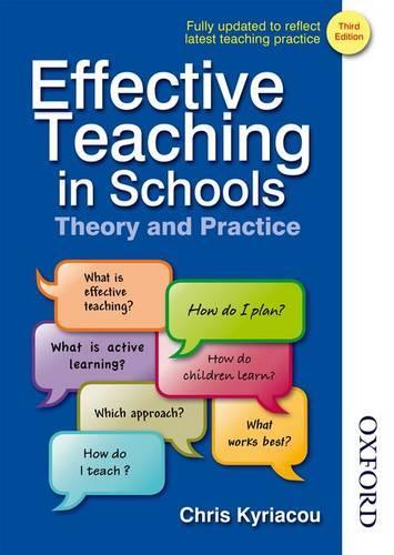 Бумажная книга «Effective Teaching in Schools Theory and Practice», автор Крис Кириаку - фото №1