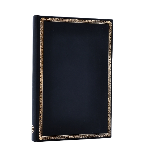 [object Object] «Black Edition Mini Lined Hardcover Journal (Elastic Band Closure)», автор Paperblanks - фото №1