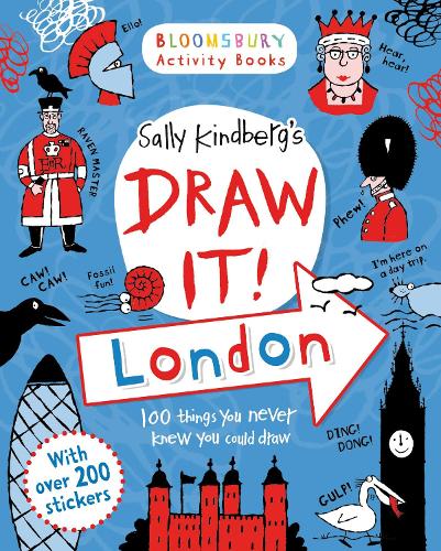 Паперова книга «Draw it! London», автор Саллі Кіндберг - фото №1