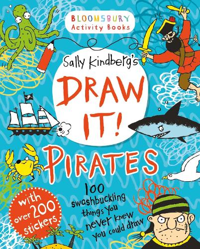 Паперова книга «Draw it! Pirates», автор Саллі Кіндберг - фото №1