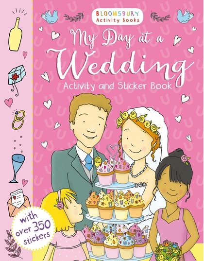 Паперова книга «My Day at a Wedding Activity and Sticker Book» - фото №1