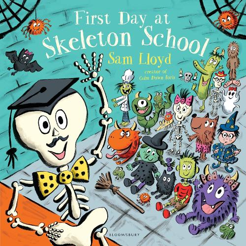 Паперова книга «First Day at Skeleton School», автор Сем Ллойд - фото №1
