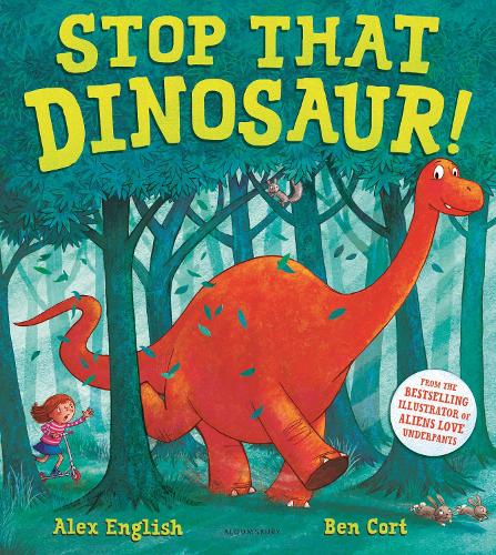 Паперова книга «Stop That Dinosaur!», автор Алекс Інгліш - фото №1