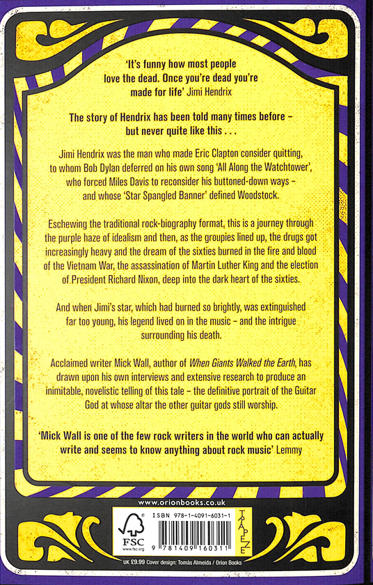 Бумажная книга «Two Riders Were Approaching. The Life & Death of Jimi Hendrix», автор Мик Уолл - фото №1