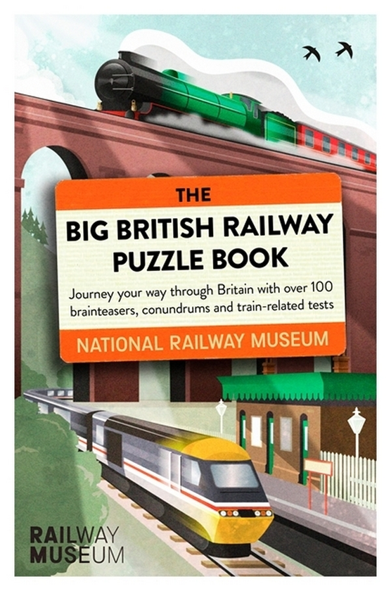 Бумажная книга «The Big British Railway Puzzle Book» - фото №1