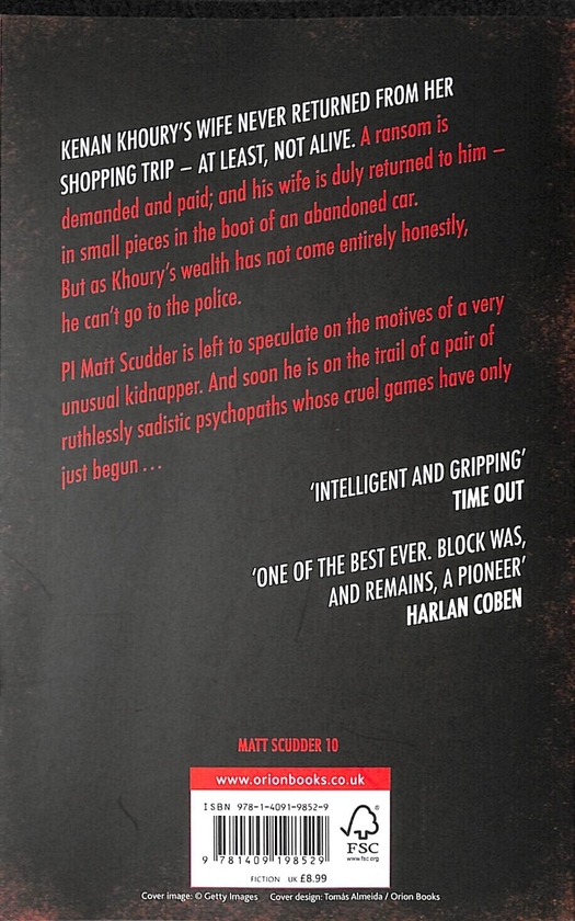 Бумажная книга «A Walk Among The Tombstones», автор Лоуренс Блок - фото №1