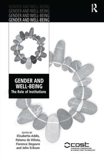 Паперова книга «Gender and Well-Being: The Role of Institutions», авторів Джон Еріксен, Палома де Вільота - фото №1