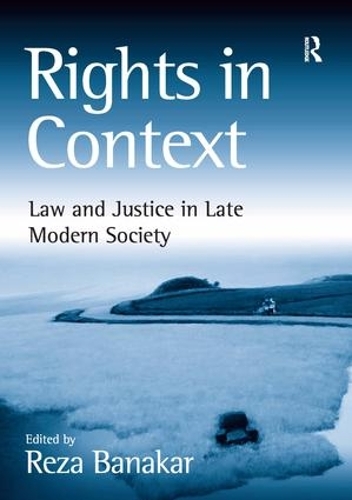 Бумажная книга «Rights in Context: Law and Justice in Late Modern Society» - фото №1