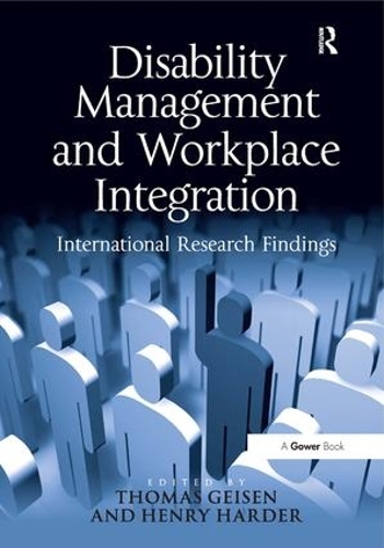 Бумажная книга «Disability Management and Workplace Integration: International Research Findings», автор Генри Дж. Хардер - фото №1