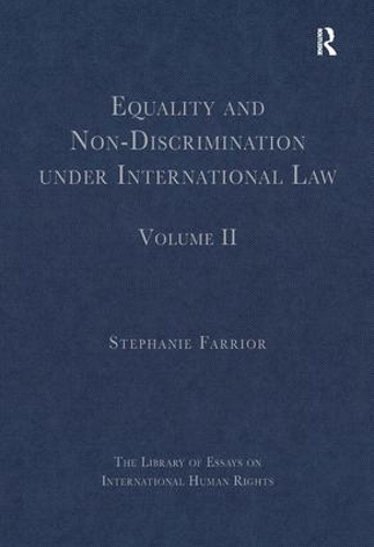 Бумажная книга «Equality and Non-Discrimination under International Law: Volume II» - фото №1