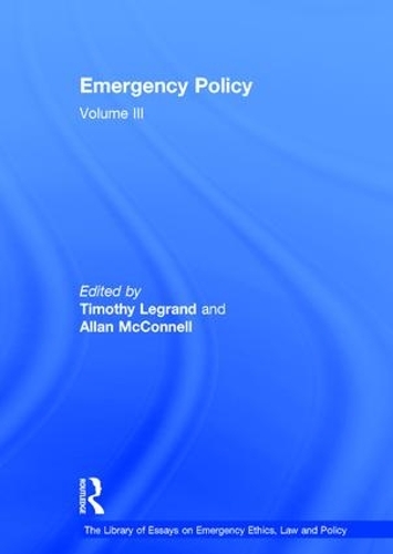 Бумажная книга «Emergency Policy: Volume III», автор Аллан Макконнелл - фото №1