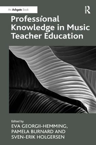 Бумажная книга «Professional Knowledge in Music Teacher Education» - фото №1