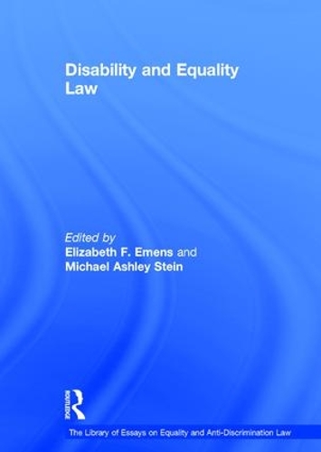 Паперова книга «Disability and Equality Law», автор Майкл Ешлі Стайн - фото №1