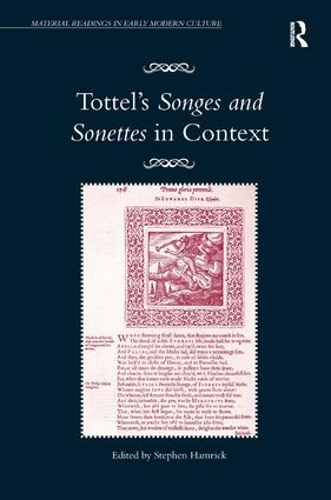 Паперова книга «Tottel's Songes and Sonettes in Context» - фото №1