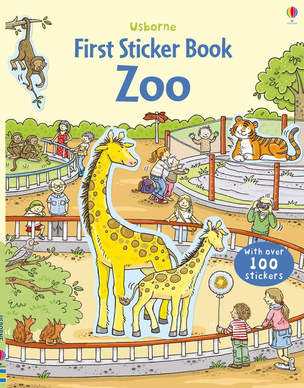 Паперова книга «First Sticker Book: Zoo», автор Сем Теплін - фото №1
