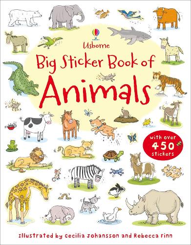 [object Object] «Big Sticker Book of Animals», авторов Джессика Гринвелл, Сэм Тэплин - фото №1
