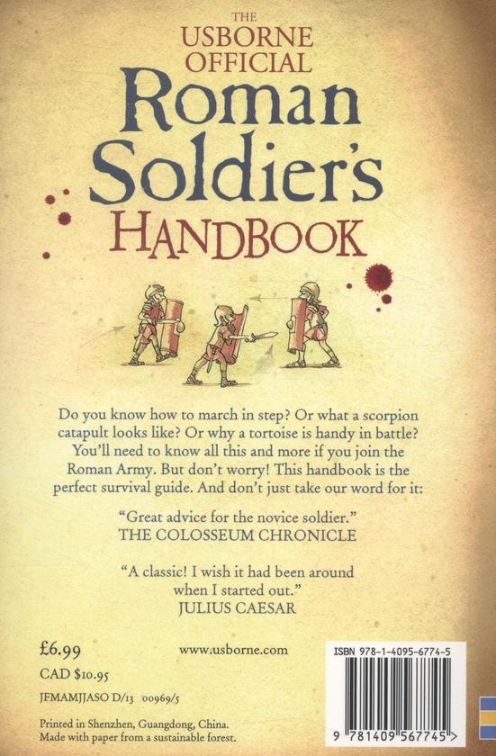 Паперова книга «Roman Soldier's Handbook», автор Леслі Сімс - фото №1