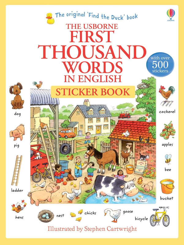 Бумажная книга «First Thousand Words in English. Sticker Book», автор Хизер Амери - фото №1