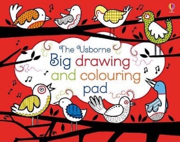 Бумажная книга «Big Drawing, Dooling and Colouring tear-off Pad», автор Фиона Уотт - фото №1