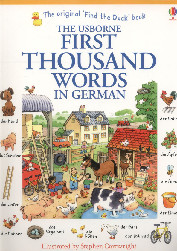 Паперова книга «First Thousand Words in German», автор Гізер Амері - фото №1