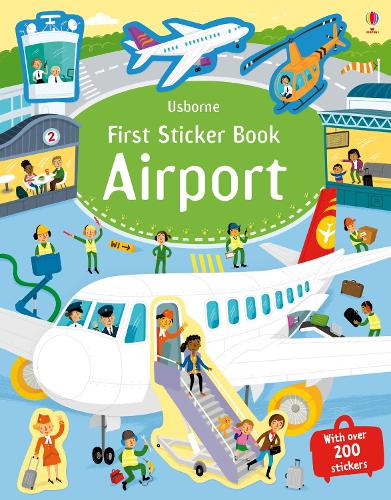 Паперова книга «First Sticker Book Airport», автор Сем Сміт - фото №1