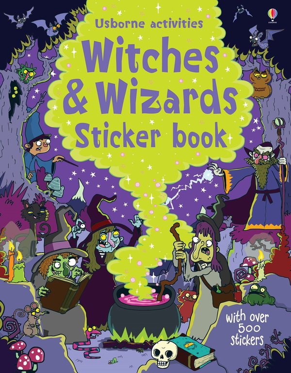 [object Object] «Witches and Wizards Sticker Book», автор Кирстин Робсон - фото №1