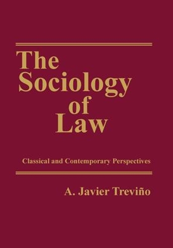 Бумажная книга «The Sociology of Law: Classical and Contemporary Perspectives», автор А. Хавьер Тревино - фото №1